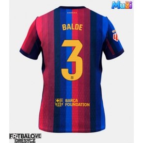 Barcelona Alejandro Balde #3 Domácí Dres 2026-27 Krátký Rukáv Barcelona Alejandro Balde #3 Domácí Dres 2026-27 Krátký Rukáv